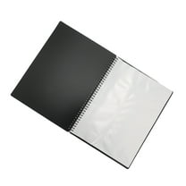 Homoyoyo Sheet Music Binder Black Transparent Pockets A4 Document Organizer