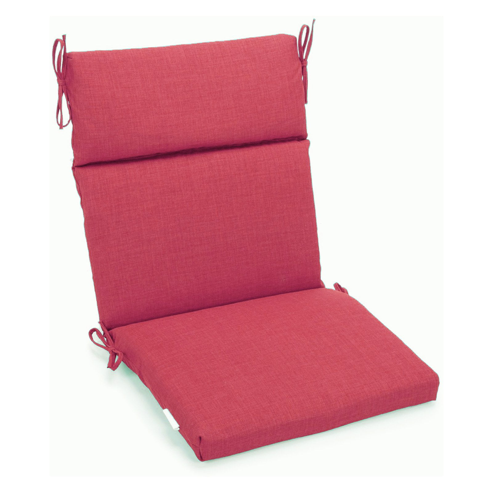 Blazing Needles Outdoor 3-Section 19 x 42 in. High Back Patio Chair Cushion - Walmart.com