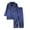 Deep blue, variant on Usaibhir Girls Pajamas Satin Long Sleeve Sleepwear Set Silky Feel Pjs for Kids Ages 4 to 14