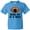 Pacific Blue, variant on Inktastic 6th Birthday Football Sports Boys Youth T-Shirt