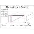 thumbnail image 3 of Chengying 86 inch Multi-Touch infrared touch frame IR touch panel Infrared touch overlay, Sizes 15" to 110" - Suitable for Touch monitor, Touch screen, Touch whiteboard, 3 of 5