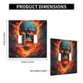 2 Gang Double Toggle Wall Plate Light Switch Cover Wallplate Skull on
