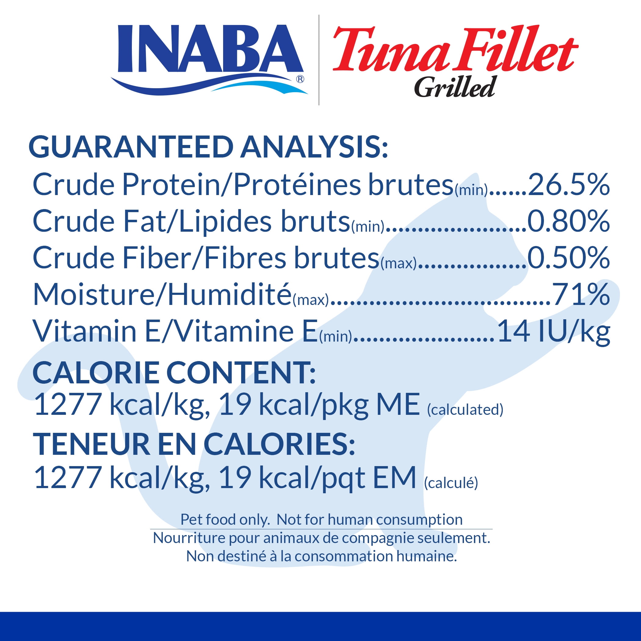 Inaba Premium Hand-Cut Grilled Tuna Fillet Cat Treats W Vitamin E, 0.52 oz, 6-Pack, Shrimp Broth
