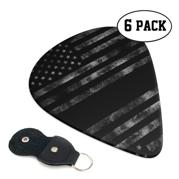 6 Pack Guitar Picks Plectrums America Us Flag Retro Guitar Pick Guitar Picks for Women Men Beginner Guitar Palyers