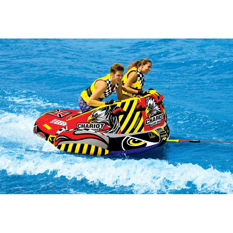 スポーツトイ・アクショントイ a-rt Sparrow Sportsstuff Chariot Warbird 2 2-Rider Towable Tube 53-1780