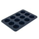 thumbnail image 1 of Molde para magdalenas KitchenAid, antiadherente, acero aluminizado, 12 tazas, azul, 1 of 8