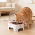 thumbnail image 3 of Aboiled Automatic Induction Cat Feeder with Programmable Timer Moisture-Proof Design Small to Medium Pets,Gray, 3 of 5