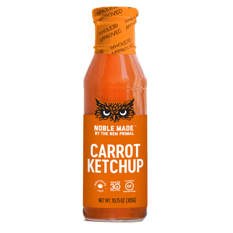 Noble Made by The New Primal Carrot Ketchup, Whole30 Approved