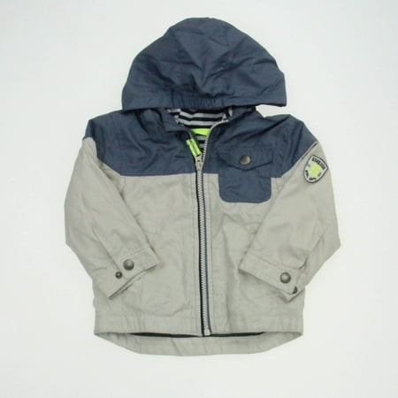 

Pre-owned Osh Kosh Boys Gray | Blue Jacket size: 12 Months