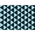 thumbnail image 1 of Ahgly Company Machine Washable Indoor Rectangle Transitional Deep Teal Green Area Rugs, 3' x 5', 1 of 7
