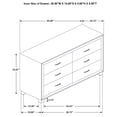 thumbnail image 6 of Melody 5-piece Queen Bedroom Set Pacific Blue, 6 of 15