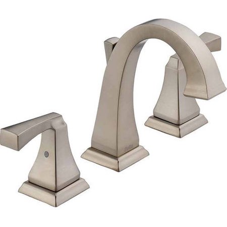 Delta Dryden Two Handle Widespread Bathroom Faucet Stainless