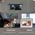 thumbnail image 4 of Driver And Passenger Side Sun Visor With Light With Makeup Mirror For Honda CRV 2017-2022, Replacement OEM 83280-TLA-A62; 83280-TLY-H11ZB-beige, 4 of 6