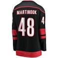 thumbnail image 3 of Women's Fanatics Jordan Martinook Black Carolina Hurricanes Home Breakaway Player Jersey, 3 of 3