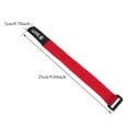 thumbnail image 2 of Transemion 5 Pieces Riding Multi-Purpose Reusable Wear-resistant Handlebar Seatpost Tie Beautiful Loop Strap Belts Red 1Set, 2 of 6