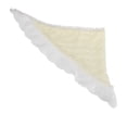 thumbnail image 4 of Unique Bargains 1 Pc French Lace Triangle Bandana Solid Color Turban Crochet Hair Scarf for Women Beige, 4 of 5