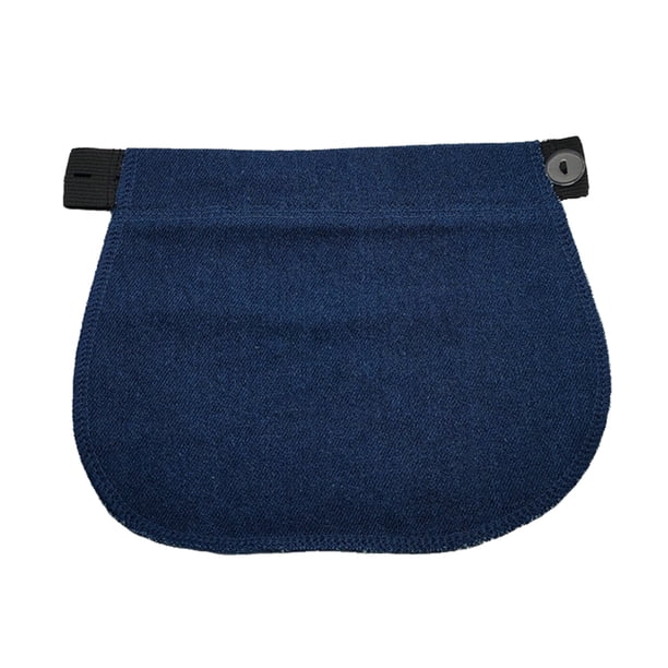 Qarigey 8 piezas de pantalones elásticos de maternidad botón cintura pantalones cinturón extensión hebilla herramienta de alargamiento suministros Accesorios de disfraces TYPE3 Azul oscuro 1 pieza Qarigey BFH000101-04