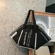 thumbnail image 4 of Canvas Shoulder Bag Canvas Handbag Canvas Shopping Bag Women Handbag Canvas Shoulder Handbag Large Capacity Breathable Lightweight Tote Shopping Bag For Women Black L ANGGREK Negro L, 4 of 6