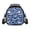Camo Shark Print, variant on Pzuqiu Durable Kids Lunch Bag for Travel School, Premium Fabric Removable Strap Kids Insulated Lunch Bag, Pixel Dinosaur Cityscape