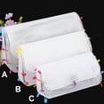 thumbnail image 4 of Clear Plastic Mesh Cloth Canvas Sheets for Making Crossbody Bag Handbag Thread Starter Craft Supplies DIY Handicraft Accessory Medium, 4 of 7