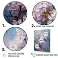 thumbnail image 3 of Designart "Blooming Lilac Bush In Purple And Blue I" Lilacs Floater Framed Canvas Art Print, 3 of 5