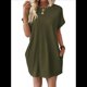 thumbnail image 3 of Vestidos de Verano para Mujer, Moda 2025, Minivestido de Corta, Verde , Talla L, 3 of 9