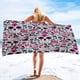 thumbnail image 3 of Toalla de playa con calaveras de microfibra para gimnasio, viajes, fitness, spa, mujeres y niñas, secado rápido, sin arena, tamaño grande, 3 of 4
