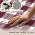 thumbnail image 6 of ODIKA Front Door Plaid Patriotic Gingham Stars Border Throw Checkered for Dining Room, Large Office, Lounge, Non-Slip Chair-Friendly, 6 of 7