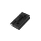 thumbnail image 2 of Bisagra de rodamiento de bola de aluminio negro para puerta de muebles de armario Unique Bargains 40mm x 38mm, 2 of 2