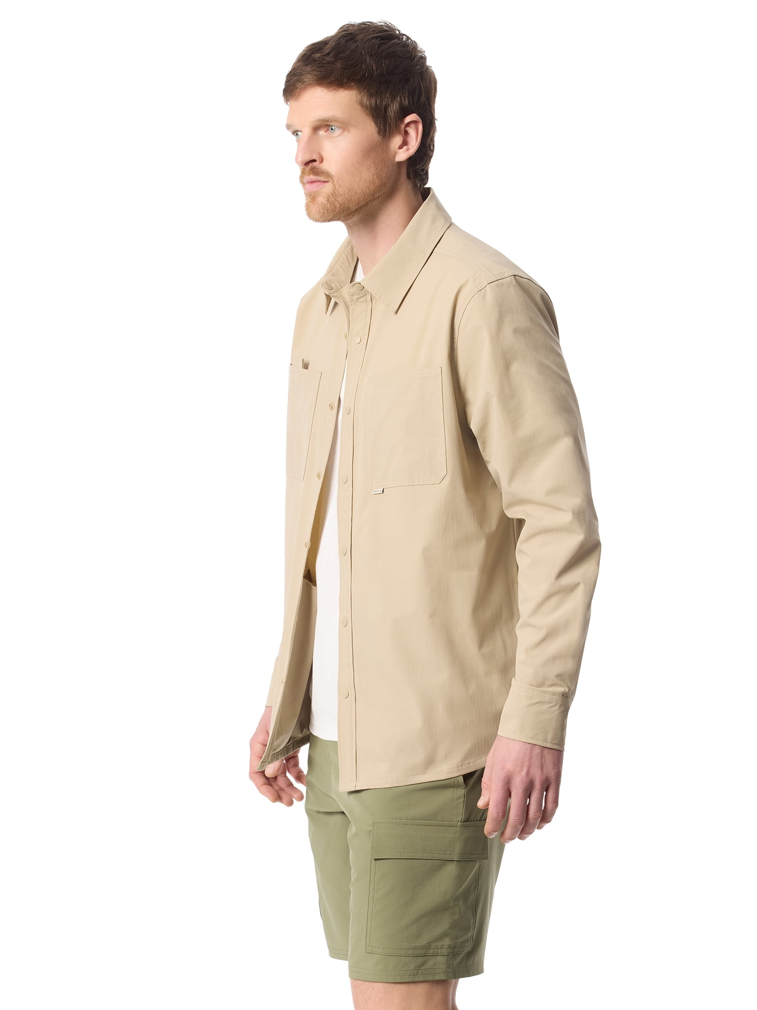 Bass & Co Men's Techstop Shacket, Sizes S-3XL
