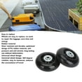 thumbnail image 4 of 2Pcs Universelle Roulettes Pivotantes en Caoutchouc Kit de Réparation pour Valises de Bagages, Matériau en Caoutchouc PU Durable, Rotation de 360 Degrés, 4 of 8