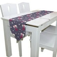 thumbnail image 3 of EREHome Christmas Snowflake Penguin Table Runner 13x70 Inches Mutilcolor Table Top Decoration, 3 of 5
