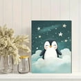 thumbnail image 2 of Cute Penguin Canvas Wall Art， Perfect for Bedroom， Living Room， Nursery， Office， and Bathroom Decor., 2 of 8