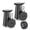 2x Hard Seats + Accessories, variant on 2026 Upgraded Padded Collapsible Stool  Max 620lbs 2.5"-18" H Adjustable Portable Folding For Adults Retractable Foldable Telescopic Seat Camping Chair Or Footrest