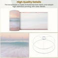thumbnail image 4 of Preppy Lampshades 2 Pack Pink Beach Ocean Waves Abstract Seascape Paintings Coastal Sea 13"x13"x10" Light Shade for Table Lamps Floor Lamps Drum Lamp Shades Lampshade Replacement Easy Assembly, 4 of 8