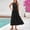 B320 Black plus size summer dresses clearance under $5, variant on Women Dresses under $10! Cagogo Summer Maxi Dresses for Women Bohemian Casual Halter Neck A-line Beach Vacation Sundresses Loose Fit Tiered Tank T Shirt Long Dress