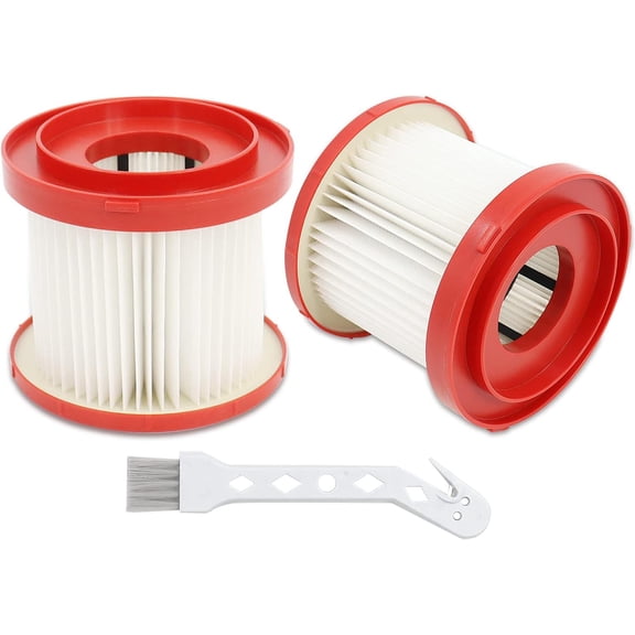 Vacuum Filter 49-90-1900 Compatible with Milwaukee M18 Cordless Wet Dry Vacuum 0780-20 0880-20 2 Pack