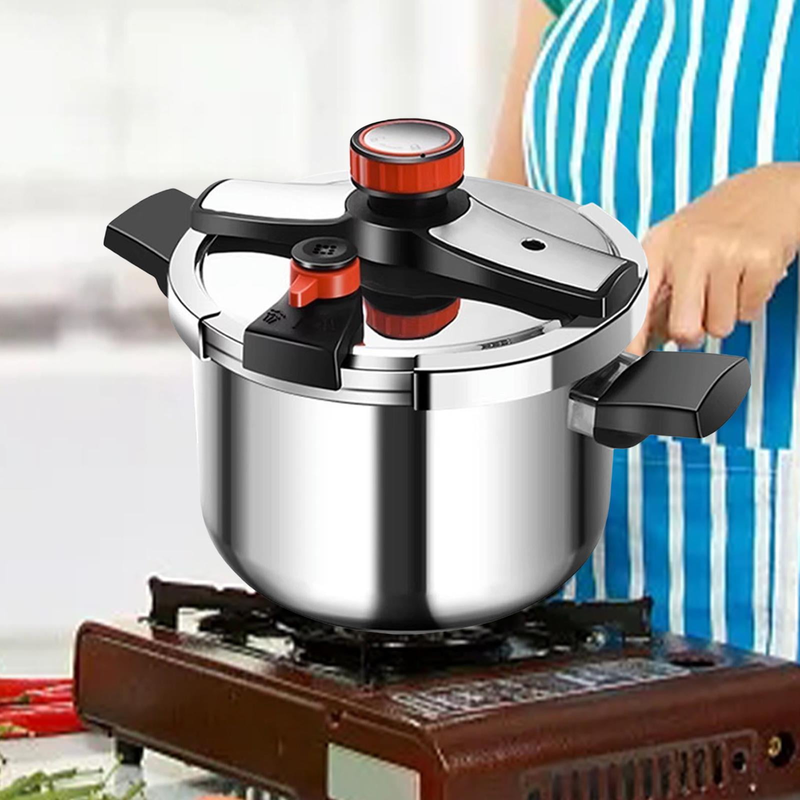 Fiocias Pressure Cooker Pressure Pot Easy to Clean 100kpa Kitchen Cookware Multifunction 10L