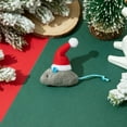 thumbnail image 1 of Xihbxyly Juguete Navideño para Gatos, Diseño de Ratón con Hierba Gatera, Masticable y Divertido, Reduce La Ansiedad Por Separación, Limpieza Dental, Juego En Interiores y Exteriores, Regalo para Aman, 1 of 3