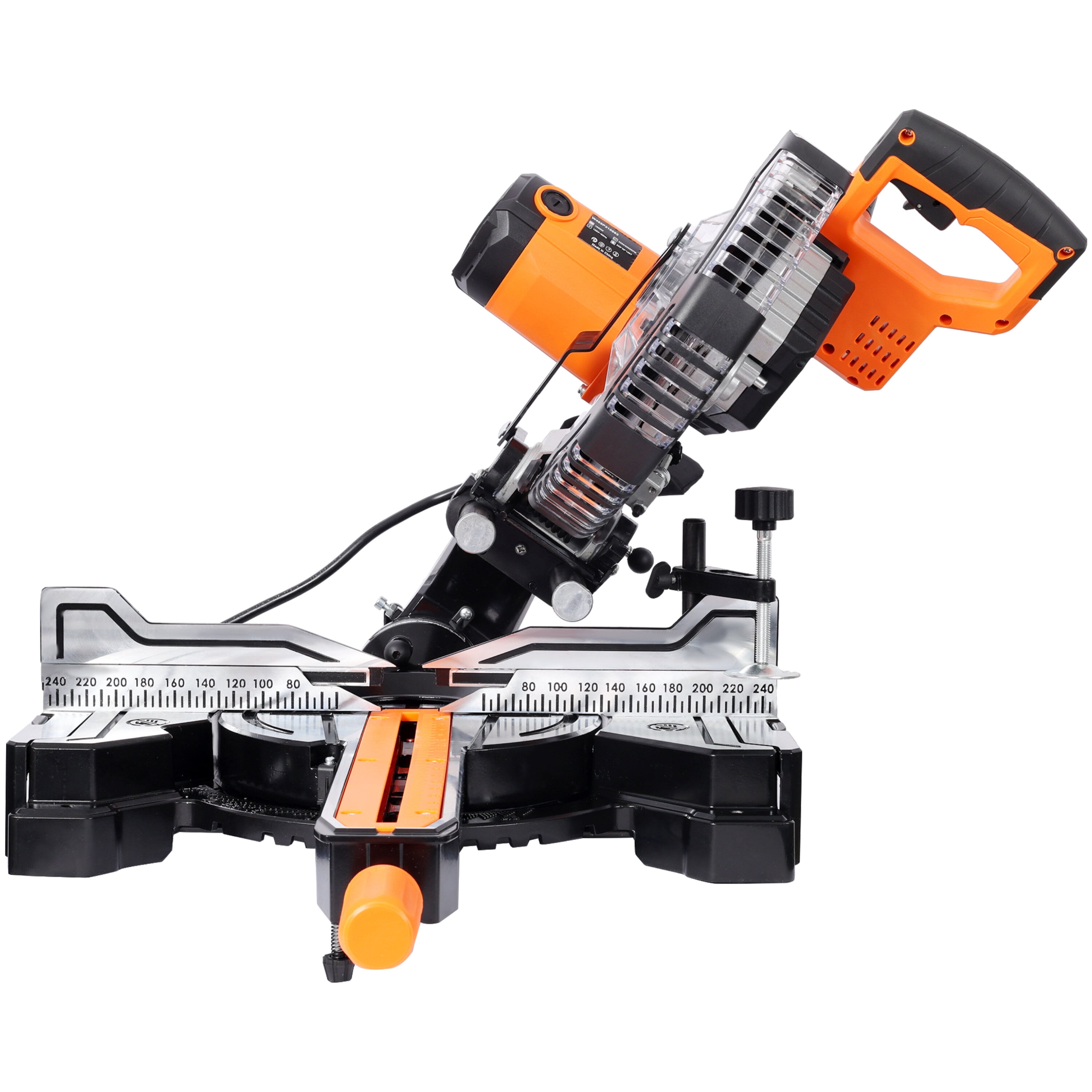 Power Drill, 10inch Dual Bevel Double Speed Sliding Miter Saw with LED, 48T Blade,0-45° Bevel,2-Speed 5000/3200 RPM,15Amp Miter Saw with Extension Table,3.5x13in Cutting Capacity, Cordless Drill