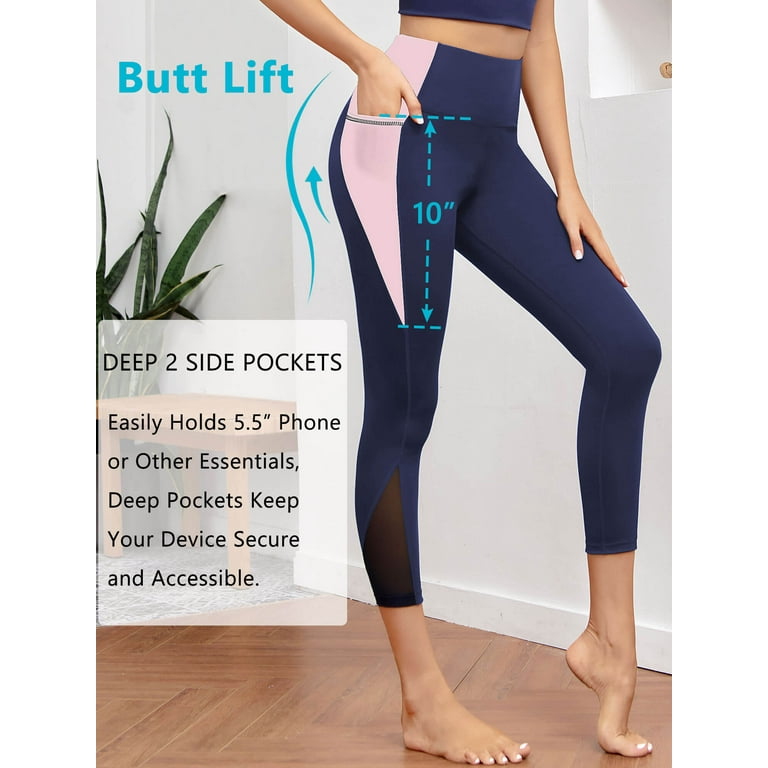 Leggings with top deep pockets