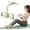 Green, variant on Gropething Resistance Band, Pedal Resistance Band with Handle 6 Tubes Elastic Yoga Exercise for Home Workout