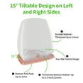 thumbnail image 5 of 16 PCS Chair Leg Floor Protectors, Metal Chair Leg Caps Covers Silicone Chair Feet Protectors for Wood Floors, Round Felt Furniture Pads Furniture Sliders for Hardwood Floors (Fit 1.1"-1.3", Clear), 5 of 8