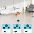 thumbnail image 2 of Juguete interactivo para gatos Pet Deluxe con mando a distancia y automático, color azul cielo, 2 of 7