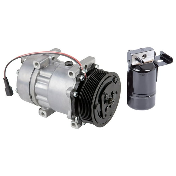 For Dodge D250 D350 W250 W350 1990 1991 1992 1993 AC Compressor w/ A/C Drier - BuyAutoParts