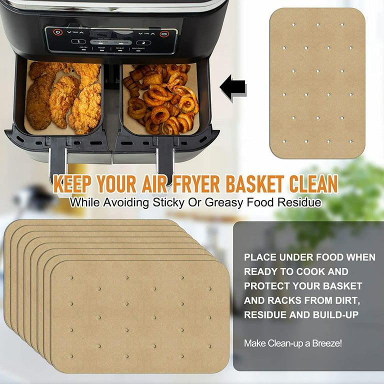 Ninja Foodi Dual 2-basket Air Fryer Parchment Paper Liners