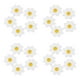 thumbnail image 5 of 40 servilletas de papel con diseño de margaritas para fiestas de cumpleaños, bodas, vajillas florales decorativas, artículos de fiesta con forma de flor para reuniones en el jardín., 5 of 7