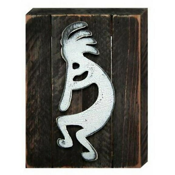 Designocracy 98433-08 Kokopelli Art on Board Wall Decor