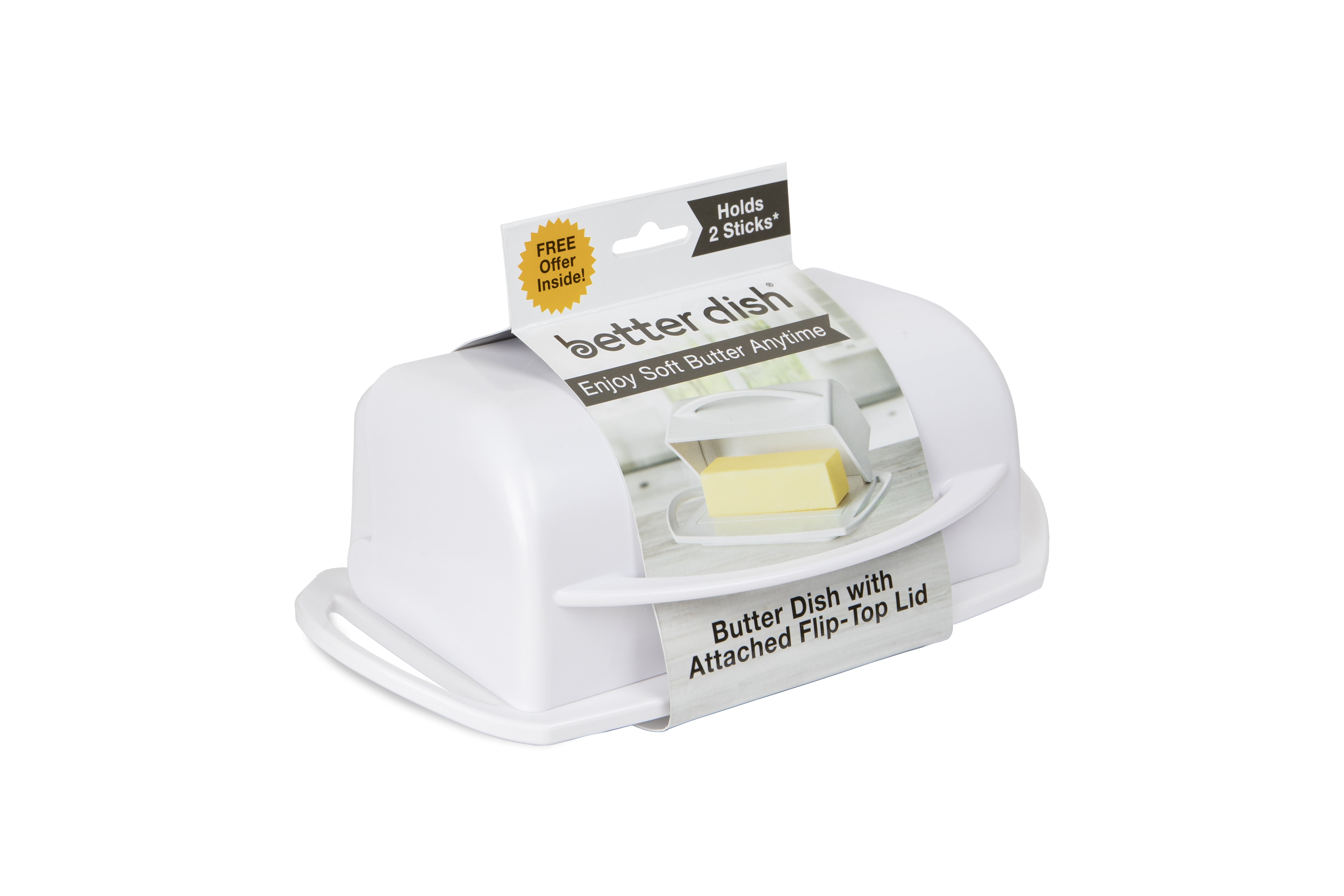 Better Dish Butter Dish with Flip Top lid