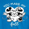 thumbnail image 2 of Disney - Mickey & Friends - Minnie & Mickey - You Make My Heart full - Men's Short Sleeve Graphic T-Shirt, 2 of 5